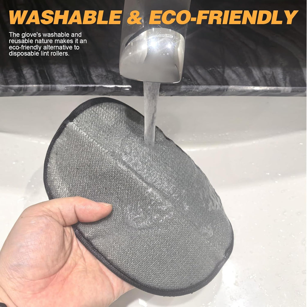 Pet Hair Removal Gloves Reusable with Powerful Electrostatic Technology for Efficient Pet Hair Removal
