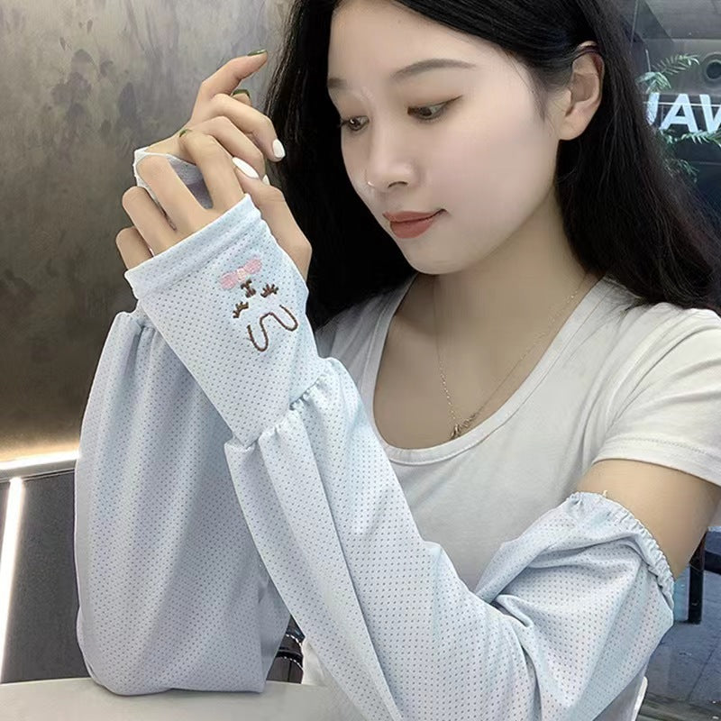 2 PCS Summer Sun UV Protection Outdoor Sport Arm Sleeves Ultraviolet Ray Blocking for Picnic & Outdoor Activities Essential Summer Gear Protective Gear
