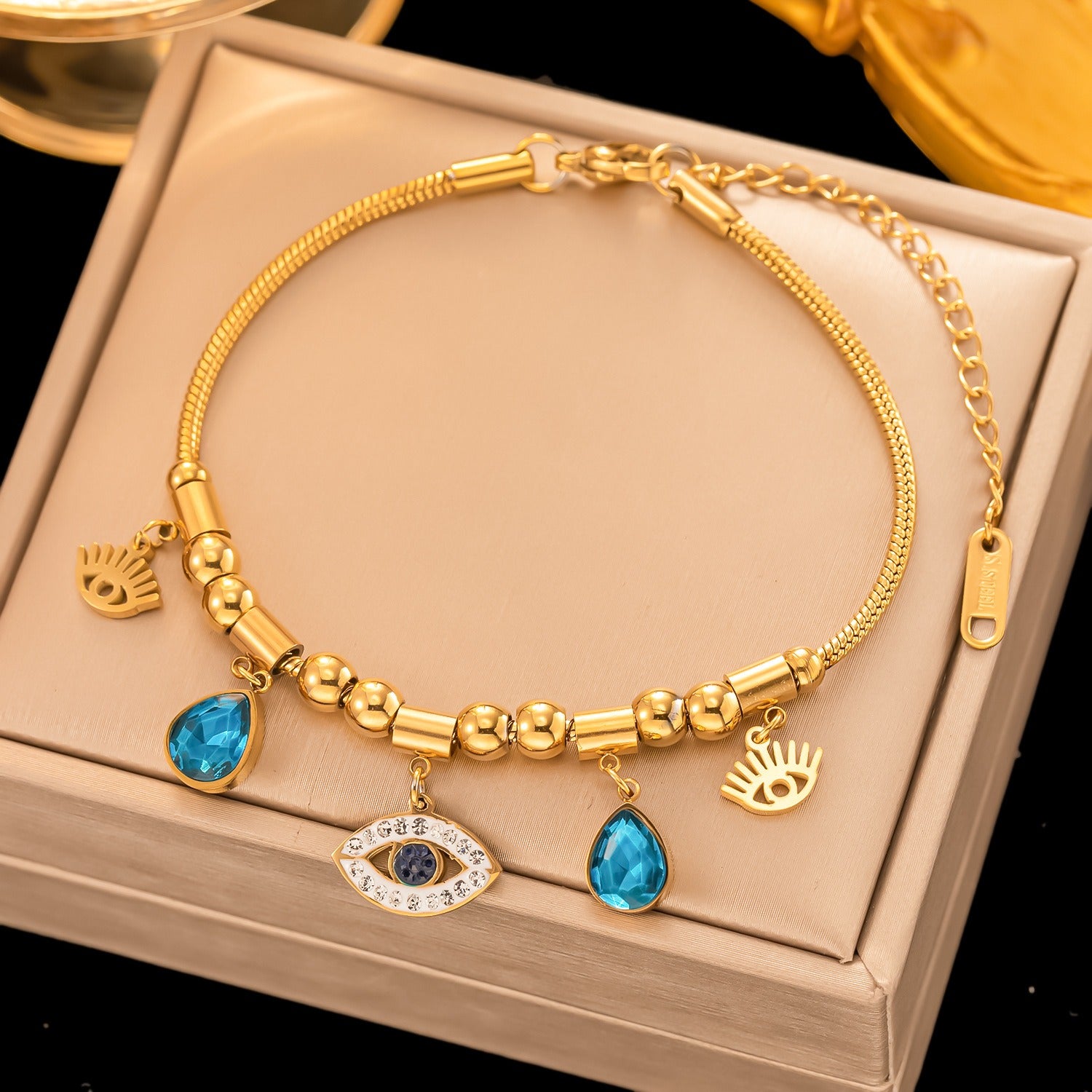 Protection Evil Eye Charm Necklace & Bracelet Collection