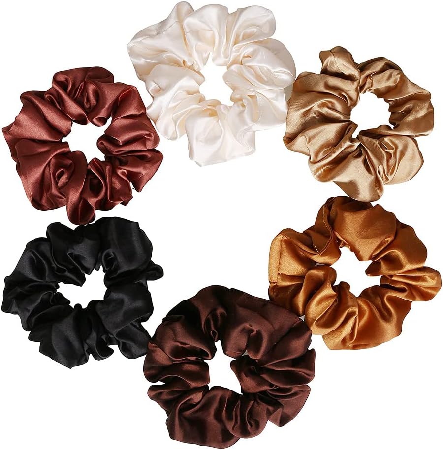 6 Elastic Hair Bands Hair Ropes Elastic Ponytail Holders for Women Versatile Hair Accessories Comfortable Fit Secure Hold