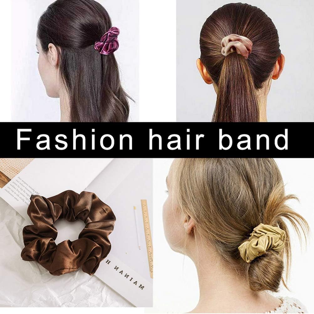 6 Elastic Hair Bands Hair Ropes Elastic Ponytail Holders for Women Versatile Hair Accessories Comfortable Fit Secure Hold