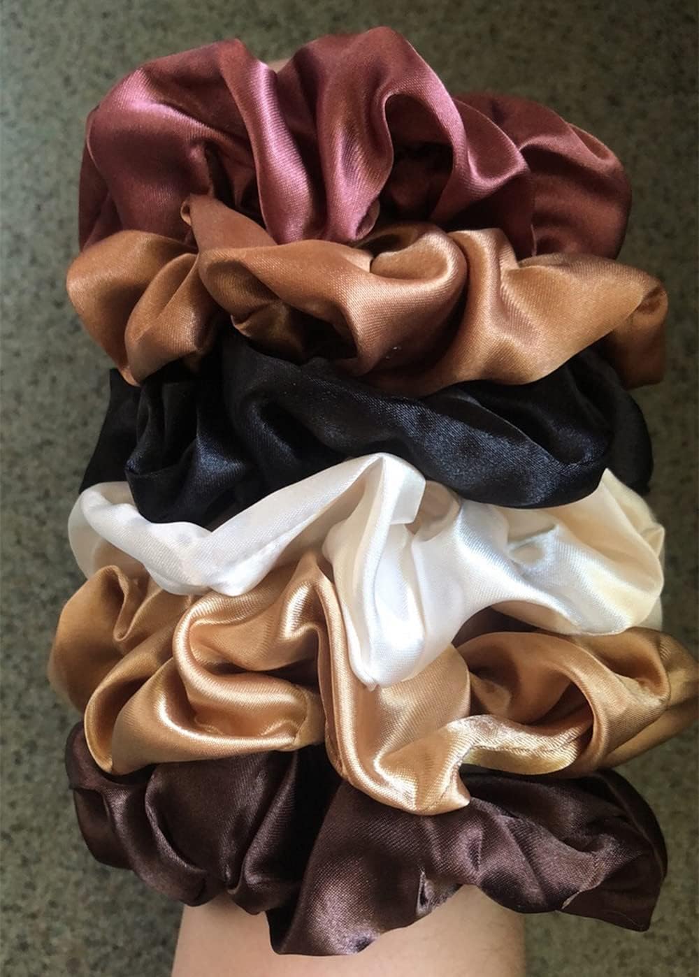 6 Elastic Hair Bands Hair Ropes Elastic Ponytail Holders for Women Versatile Hair Accessories Comfortable Fit Secure Hold