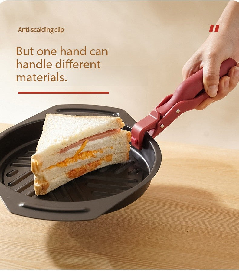 2 PCS Multi-Functional Anti-Scald Bowl Clip Hot Dish Plate Gripper Clips Tongs