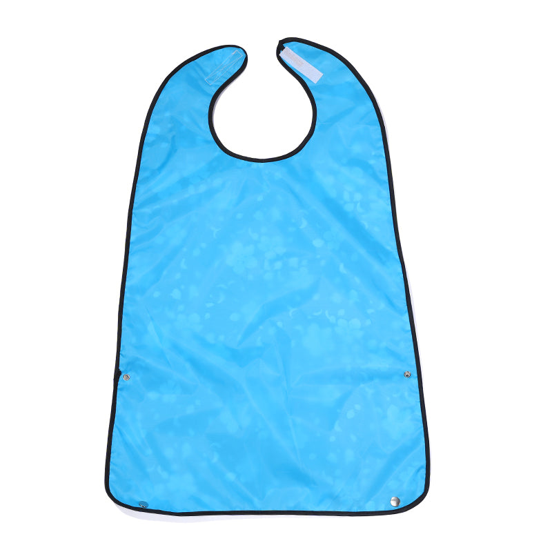3 PCS Unisex Adult Bibs Green Red Navy Blue Reusable Large Bibs with Detachable Crumb Catcher Washable Waterproof Clothing Protector Lattice Pattern Feeding Bib for Men Women Elderly Seniors - Set