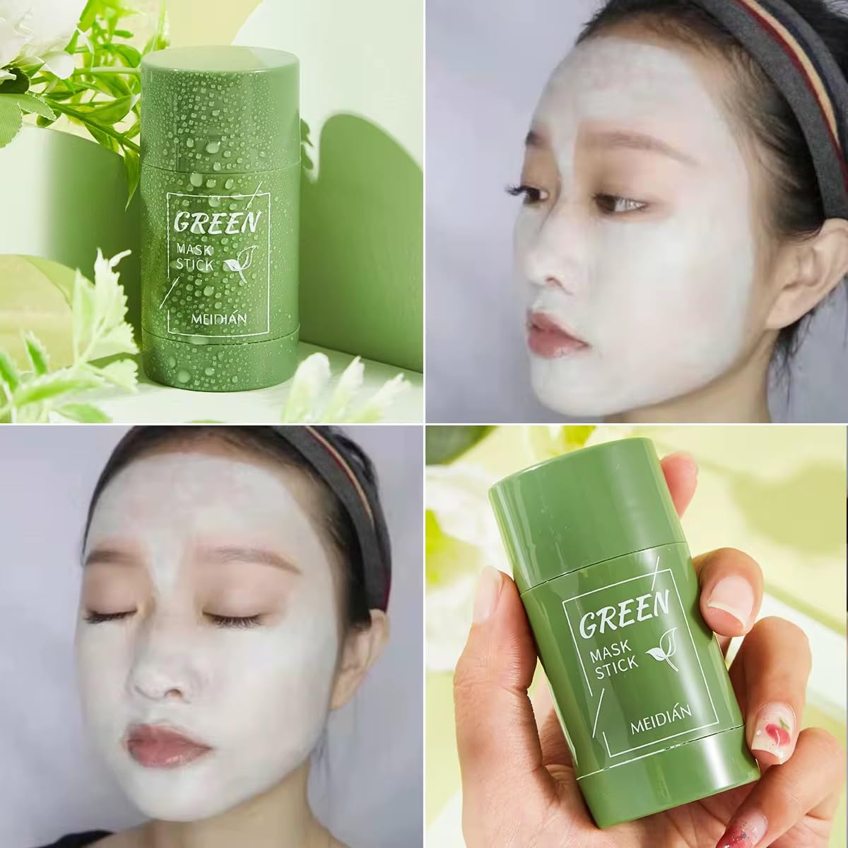 Blackhead Remover with Green Tea Extract, Deep Pore Cleansing, Moisturizing, Skin Brightening for All Skin Types of Men and Women