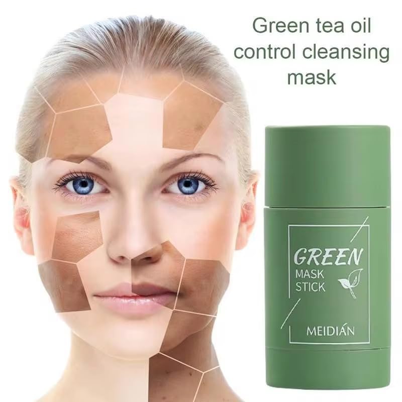 Blackhead Remover with Green Tea Extract, Deep Pore Cleansing, Moisturizing, Skin Brightening for All Skin Types of Men and Women