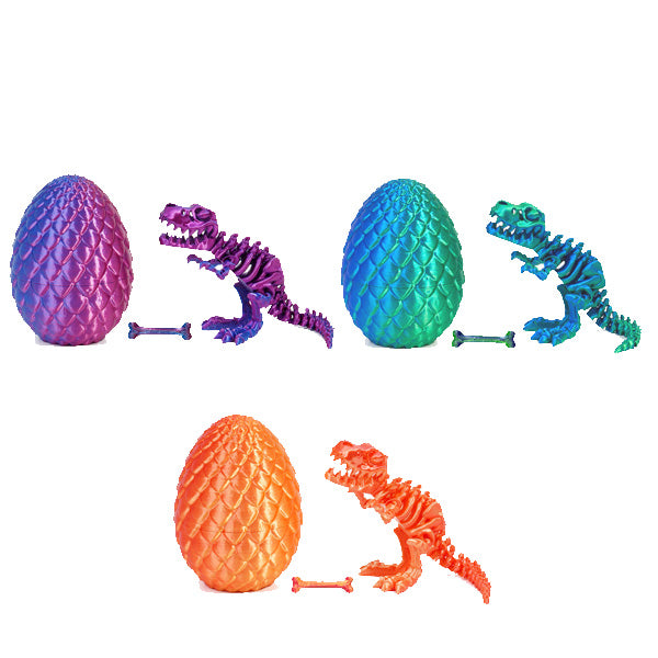 3D printed dinosaur eggs collectible figures