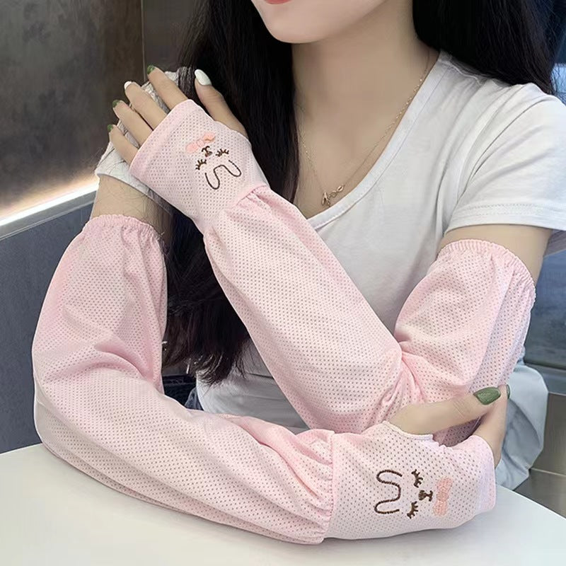 2 PCS Summer Sun UV Protection Outdoor Sport Arm Sleeves Ultraviolet Ray Blocking for Picnic & Outdoor Activities Essential Summer Gear Protective Gear
