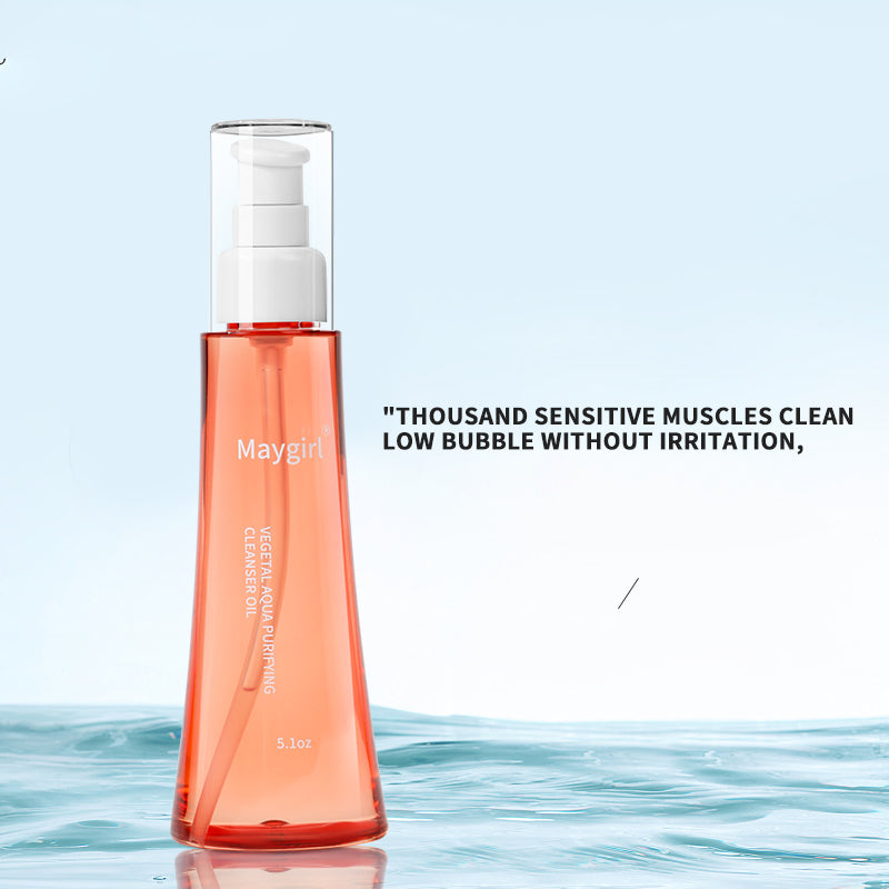 Makeup remover Vegetal Aqua purifying cleanser oil, 5.1 Fl Oz,MayGirl