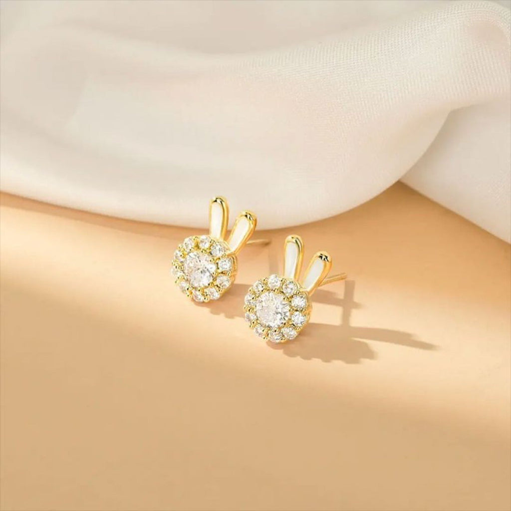 Sparkling Zircon Bunny Jewelry Collection