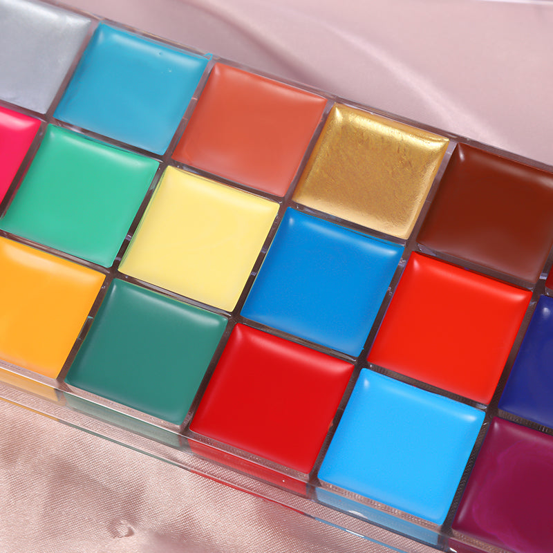 20 colors Painting Palette Papa kiss
