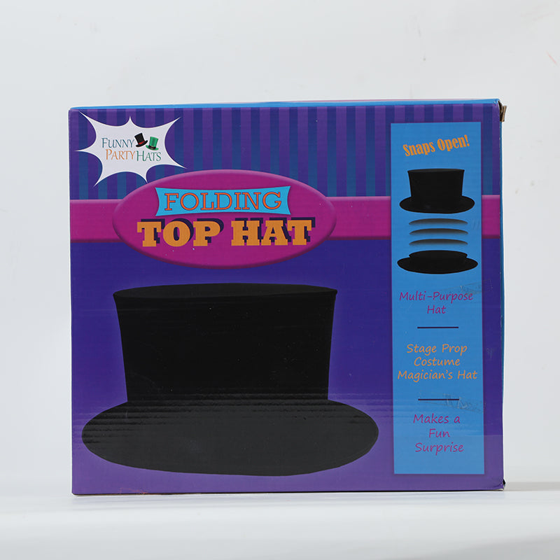 Spring Wizard's Tall Hat for Cosplay Party Knight Costume Hippies Adult Carnival Party Accessories Black Satin Finish
