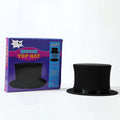 Spring Wizard's Tall Hat for Cosplay Party Knight Costume Hippies Adult Carnival Party Accessories Black Satin Finish