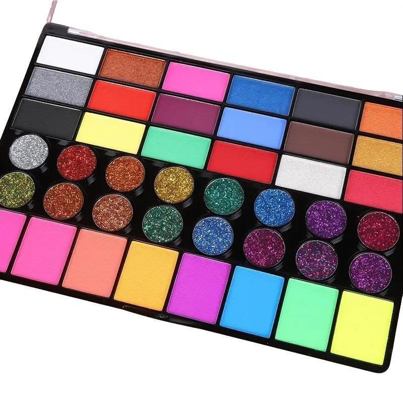 42 Watercolor Base Colors Professional Face & Body Painting Palette
