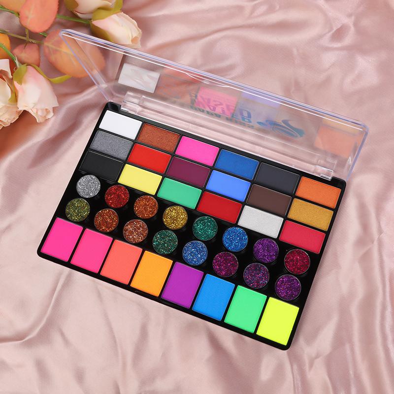42 Watercolor Base Colors Professional Face & Body Painting Palette
