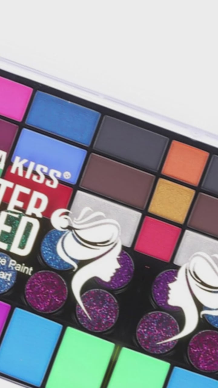 42 Watercolor Base Colors Professional Face & Body Painting Palette