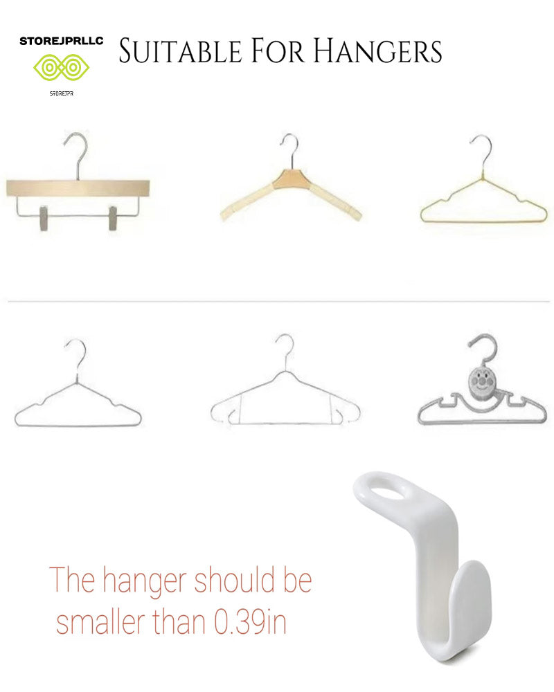 40 pieces hanger with extendable clip for clothes hangers