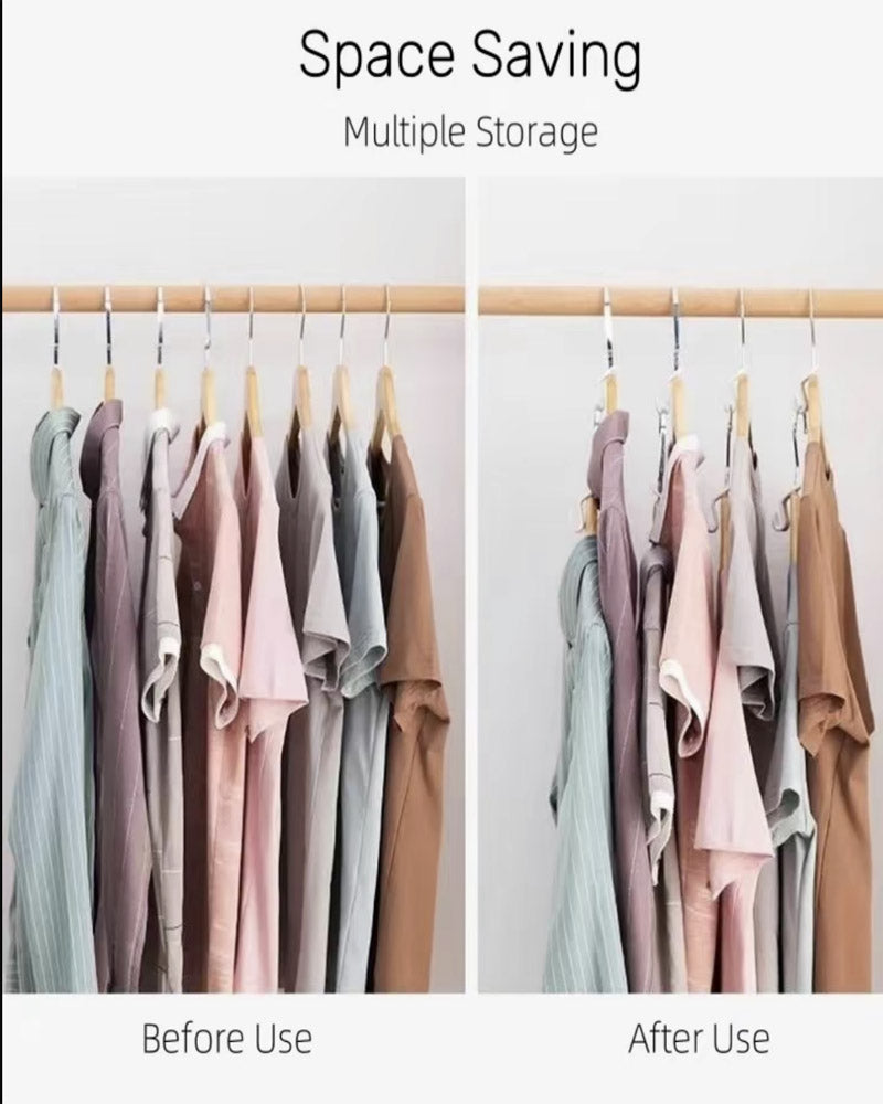 40 pieces hanger with extendable clip for clothes hangers